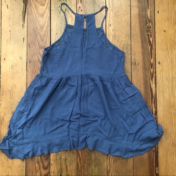 LA Hearts dusty blue baby doll Tank top - Picture 3 of 4